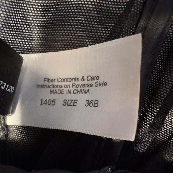 frederick of hollywood Modern Love Corset Black Zipper /hooks Vintage Y2K - Picture 5 of 9